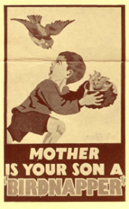 detail of Latham Foundation brochure (1930s) featuring poster by Ralph A Clark